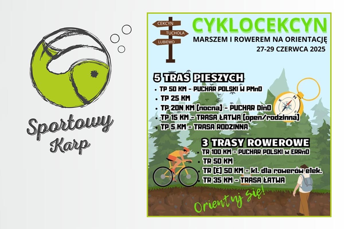Sportowy Karp zaprasza do Cekcyna!